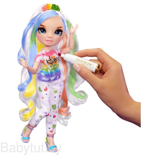 Кукла Rainbow High с голубыми глазами серия Color & Create
