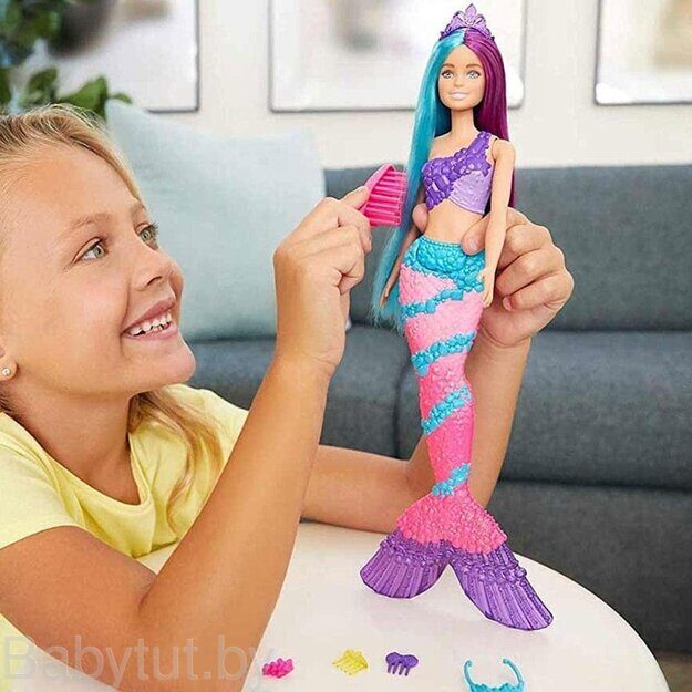 Кукла Barbie Русалочка с длинными волосами GTF39