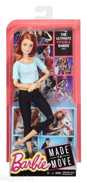 Кукла Барби Безграничные движения Barbie Made To Move DPP74
