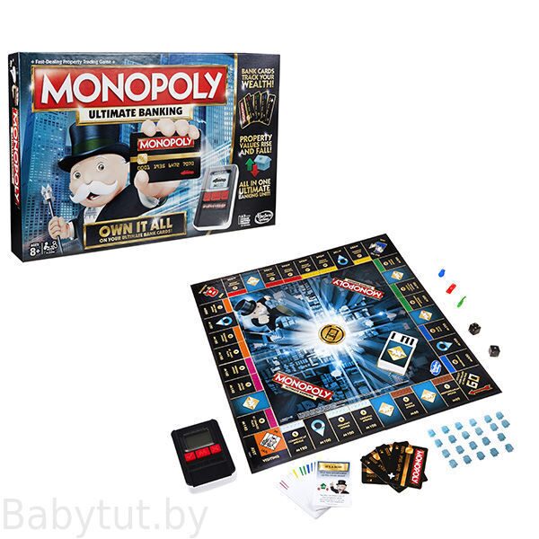 Настольная игра Монополия с банковскими карточками MONOPOLY B6677