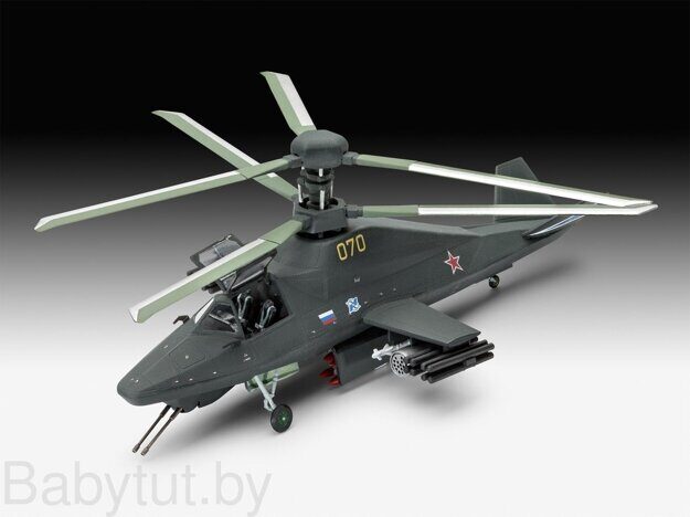 Сборная модель вертолета Revell 1:72 - Одноместный ударный вертолет Kamov Ka-58 Stealth
