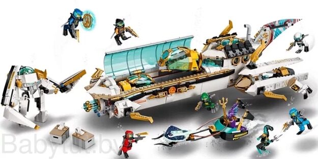 Конструктор Lego Ninjago 71756 Подводный «Дар Судьбы»
