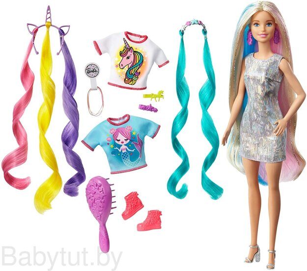 Кукла Barbie Фантастические волосы GHN04