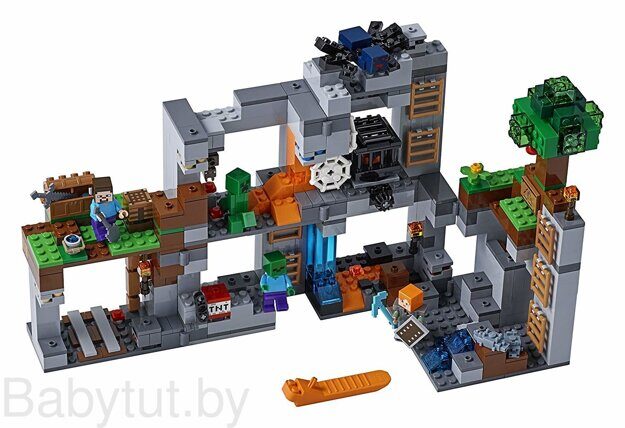 Конструктор Lego Minecraft Приключения в шахтах 21147