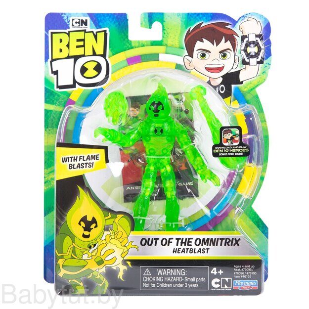 Фигурка Ben 10 Человек-огонь из Омнитрикс, 12,5 см 76155