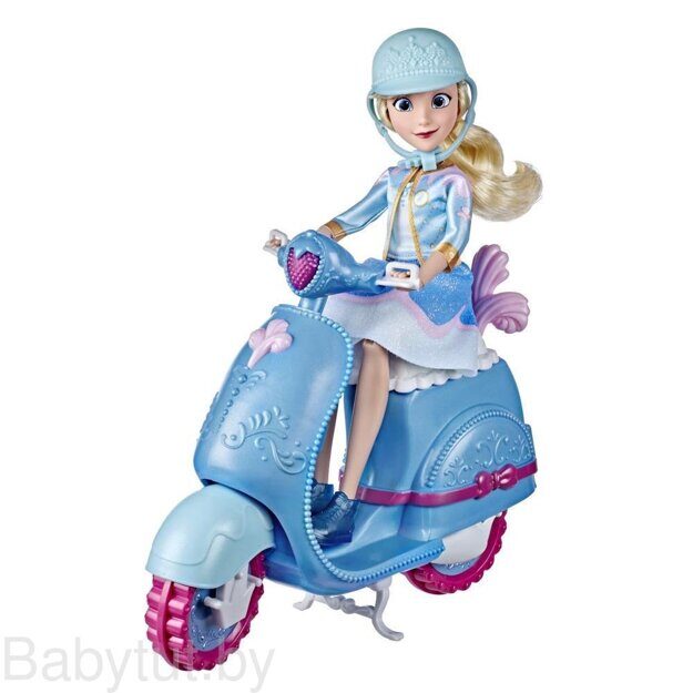 Игровой набор Принцесса Дисней Комфи Золушка на скутере E8937