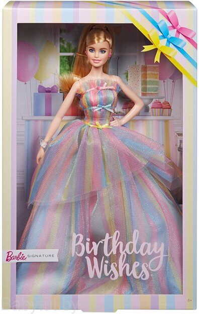 Кукла Barbie Коллекционная Пожелания ко дню рождения GHT42