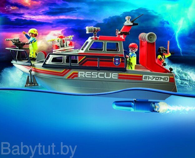 Конструктор Пожарно-спасательные работы Playmobil 70140