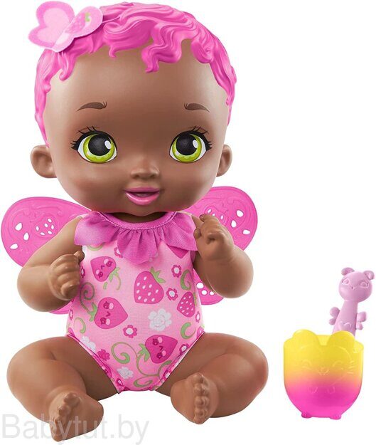 Кукла My Garden Baby Berry Hungry с розовыми волосами GYN99