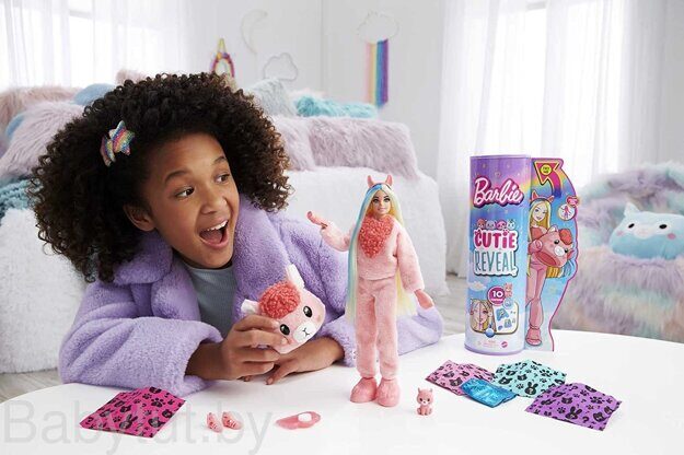 Кукла Barbie Cutie Reveal Лама HJL60