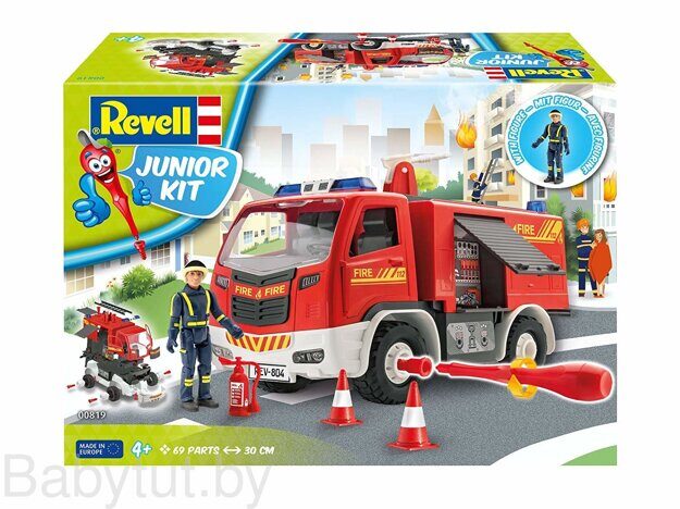 Сборная модель автомобиля Revell 1:20 - Пожарная машина с фигуркой