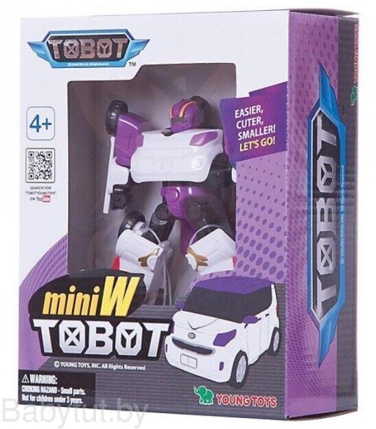 Игрушка из пластмассы Tobot "Мини Тобот W" 301022