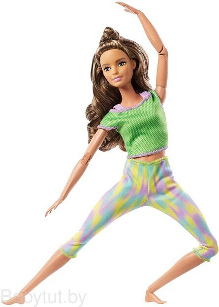 Кукла Барби Безграничные движения Гимнастка Barbie Made To Move GXF05