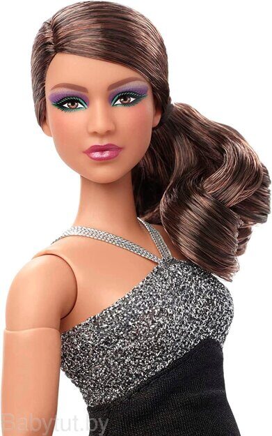 Кукла Barbie Looks Пышная брюнетка с хвостом HBX95