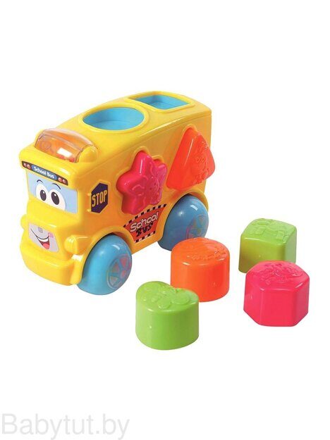 Развивающая игрушка Сортер - Автобус (звук, свет) PlayGo