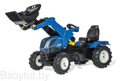 Педальный трактор Rolly Toys New Holland 611270