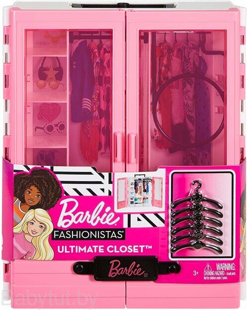 Игровой набор Barbie Розовый шкаф модницы GBK11