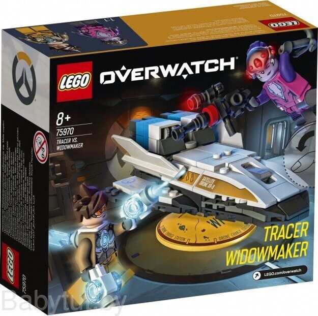 Конструктор Lego Overwatch Трейсер против Роковой вдовы 75970
