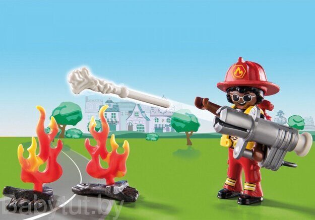 Конструктор Пожарно-спасательные действия: Спасение кота Playmobil 70917