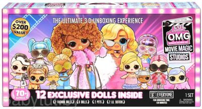 Кукла L.O.L. Surprise OMG Movie Magic куклы и 70+ сюрпризов 576532
