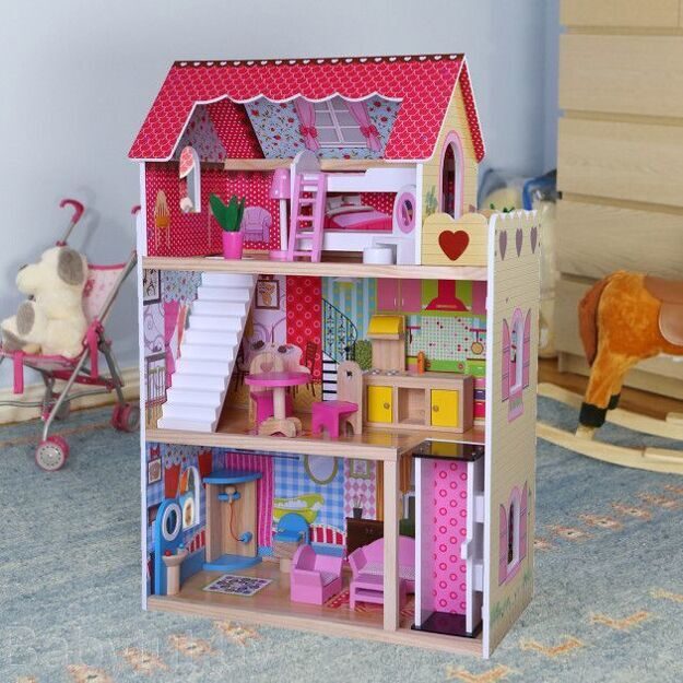 Кукольный домик Eco Toys Roseberry 4120