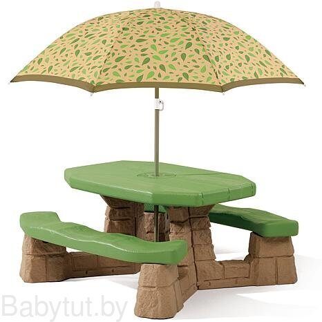 Детский стол для пикника Step2 с зонтиком 7877