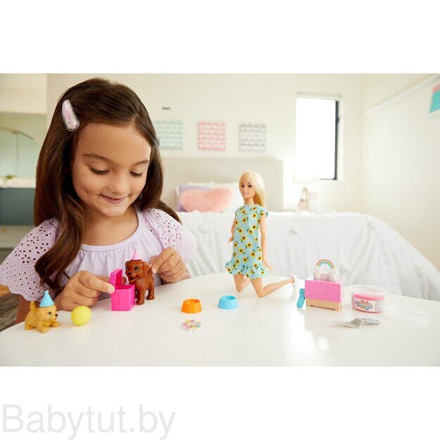 Игровой набор Barbie Вечеринка с питомцами GXV75