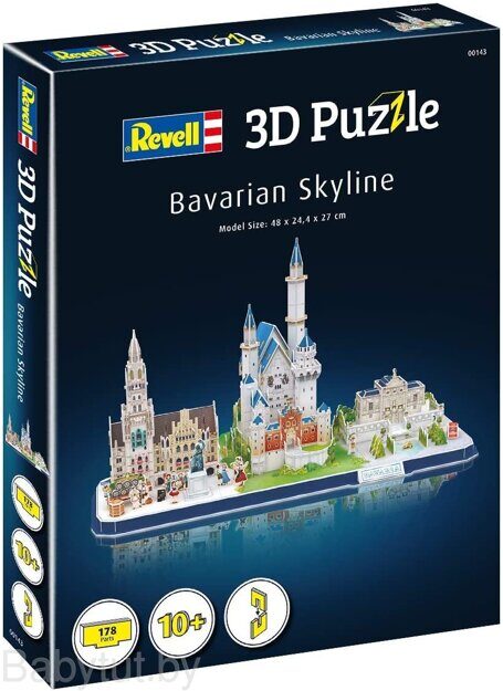 Пазл 3D Revell Достопримечательности  Баварии