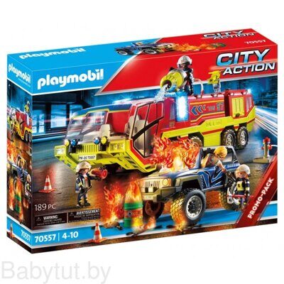 Конструктор Пожарная машина с грузовиком Playmobil 70557