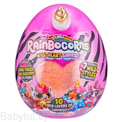 Игрушка плюш-сюрприз RainBocoRns в яйце S3 Т19086
