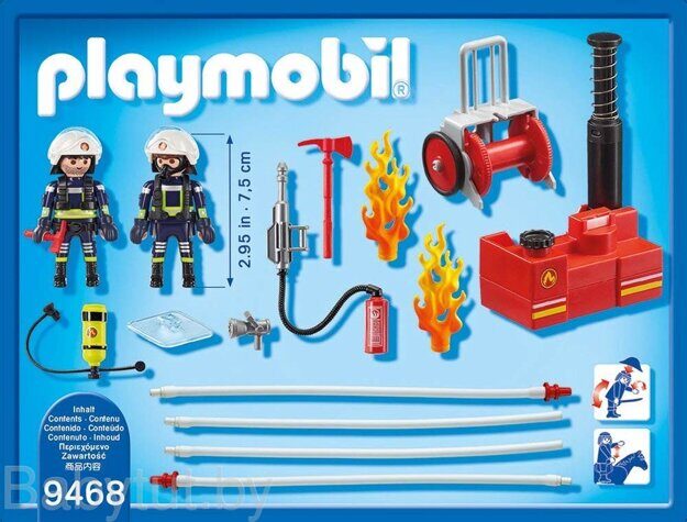 Конструктор Пожарные с водным насосом Playmobil 9468