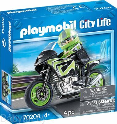 Конструктор Мотоцикл Playmobil 70204