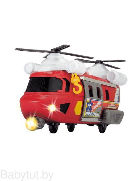 Dickie Спасательный двухвинтовой вертолет со светом и звуком, 30см