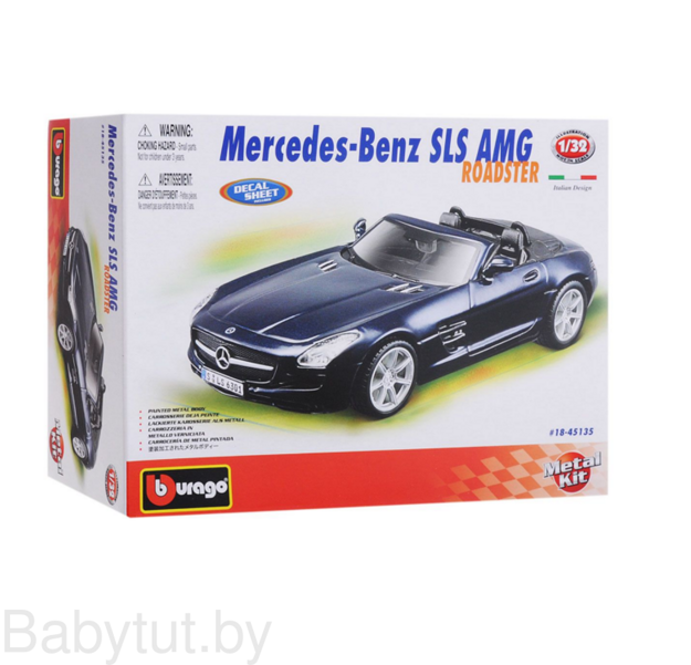 Сборная модель автомобиля Bburago 1:32 - Мерседес Бенц SLS AMG