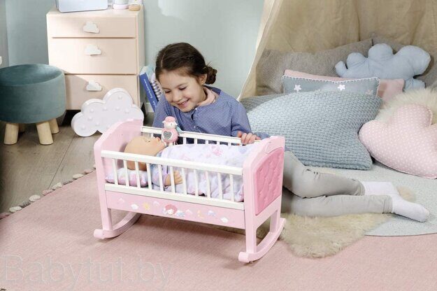 Интерактивная кроватка для куклы Беби Анабель Сладкие Сны 703236