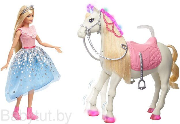 Игровой набор Barbie Приключения принцессы на лошади GML79
