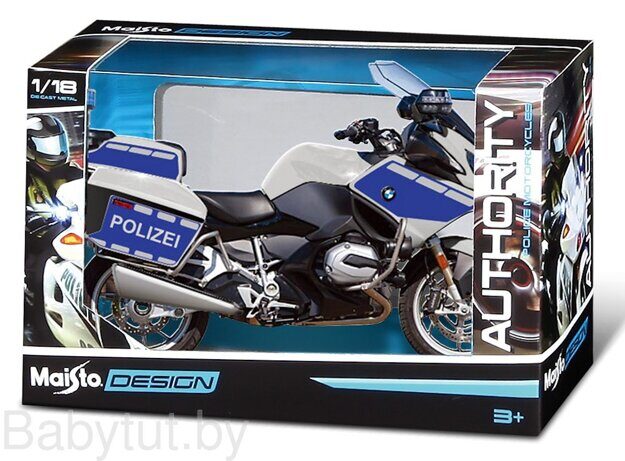 Модель мотоцикла Maisto 1:18 - Полиция