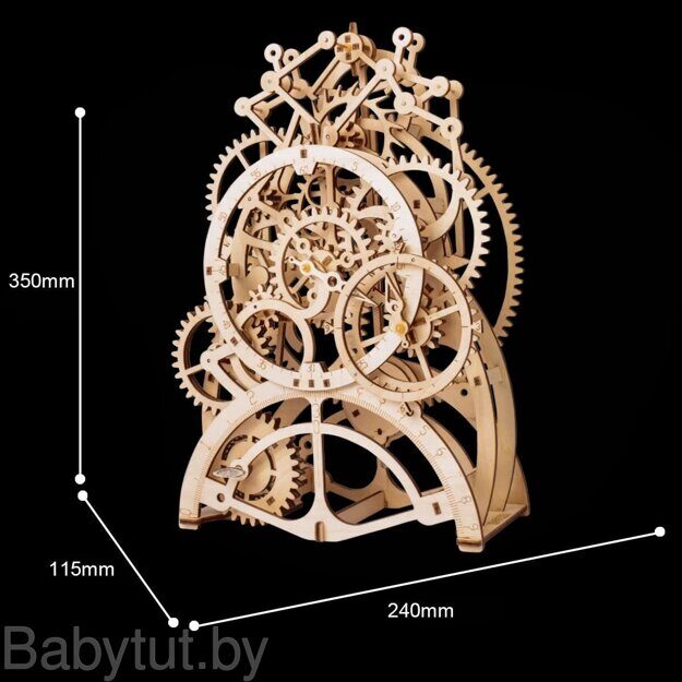 Деревянный 3D конструктор Robotime Маятниковые часы LK501