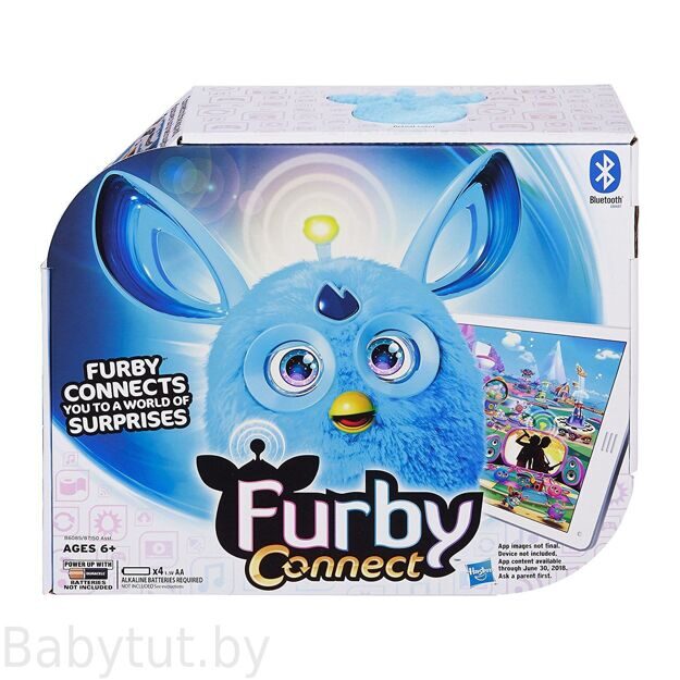 Hasbro Furby B7150 Ферби Коннект голубой