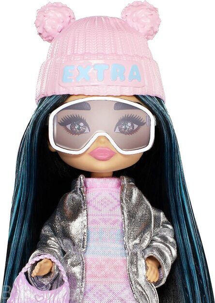 Кукла Barbie Экстра Fly Minis Snow HPB20