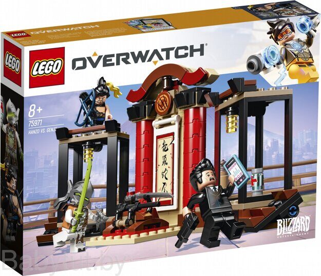 Конструктор Lego Overwatch Хандзо против Гэндзи 75971