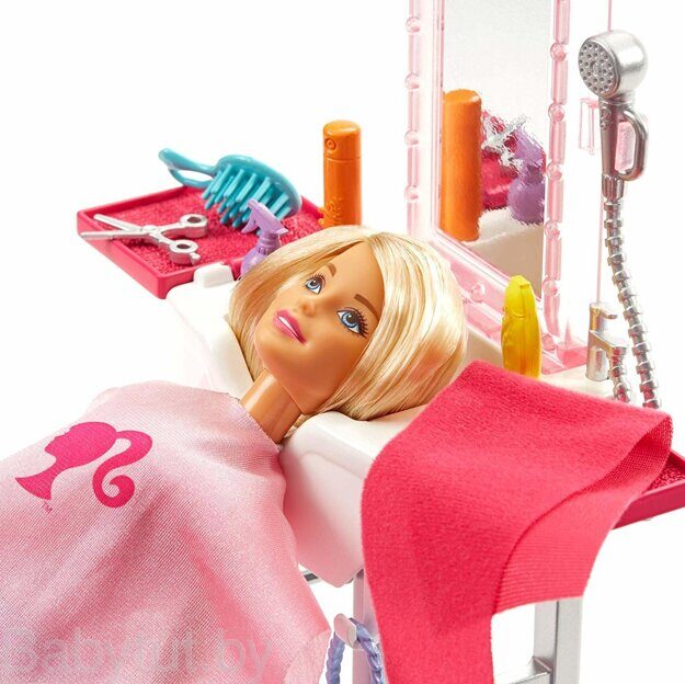 Игровой набор Barbie Салон красоты парикмахерская FJB36