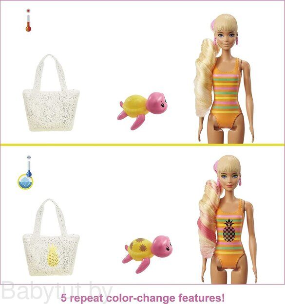 Кукла Barbie Ultimate Color Reveal Ананас GTN17