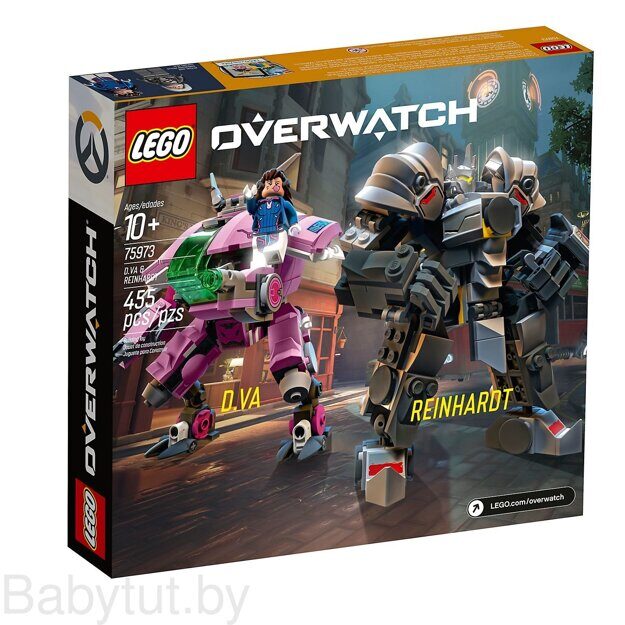 Конструктор Lego Overwatch D.Va и Райнхардт 75973