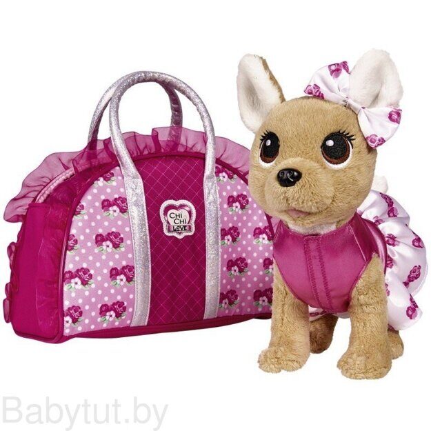 Собачка Chi Chi Love Розовая мода с сумочкой