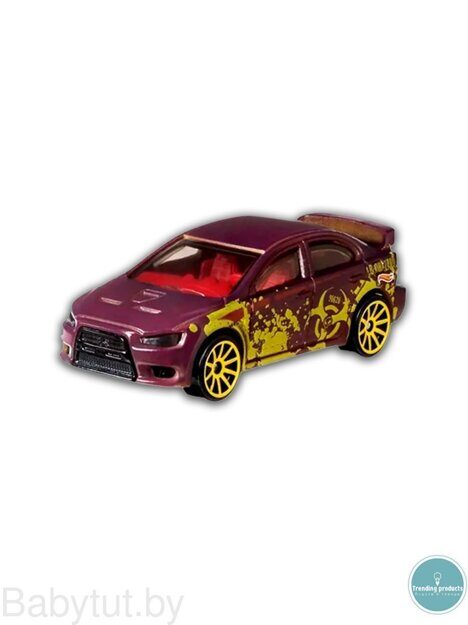 Машинка Hot Wheels серии Color Shifters mitsubishi lancer BHR15