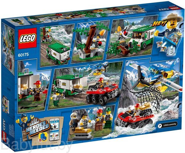 Конструктор Lego City Ограбление у горной речки 60175