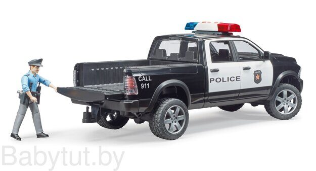 Полицейский пикап Dodge RAM 2500 с фигуркой Bruder 02505