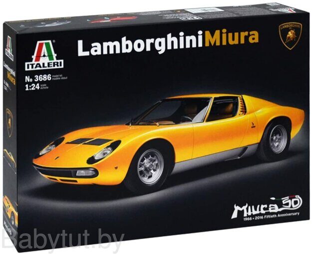 Сборная модель автомобиля ITALERI 1:24 - Lamborghini Miura