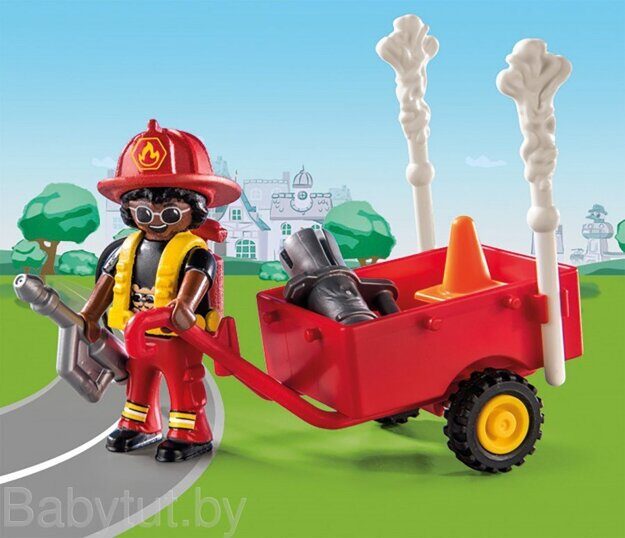 Конструктор Пожарно-спасательные действия: Спасение кота Playmobil 70917